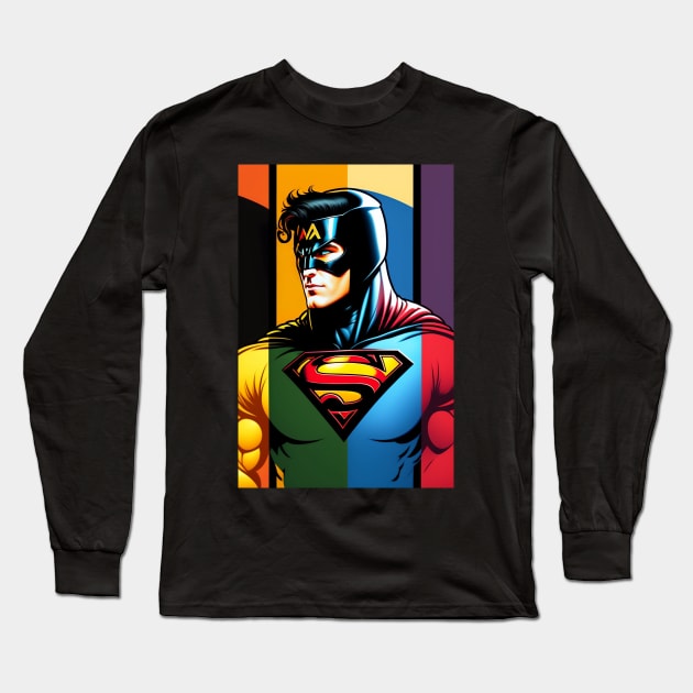 Superhero Fusion Long Sleeve T-Shirt by Amadeuz